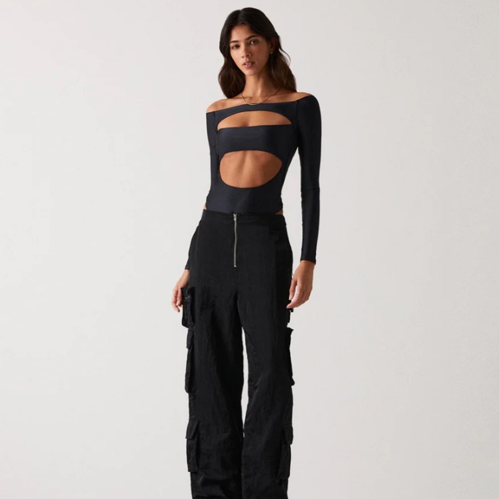 Kith Black Cutout Bodysuit - Picture 2 of 6